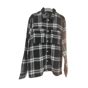 Excellent Quality 100% Polyester Heavy <b>Flannel</b> Casual Breathable Eco-Friendly Luxury Long Sleeves <b>Jacket</b> Men Clothing - Product Image 1