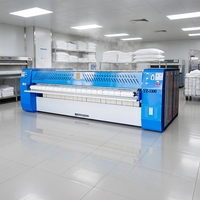 Repasseuse industrielle automatique à vapeur en acier inoxydable 3300*3000*2500mm pour draps de lit