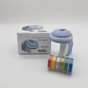 Impresora de etiquetas en relieve 3D <span class=keywords><strong>DYMO</strong></span>, martilleo <span class=keywords><strong>Manual</strong></span>, máquina de notas para el hogar, Impresión de codificación, máquina de escribir, corte, etiquetas en relieve Delta - Product Image 6