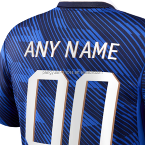 Maillot de football de l'équipe nationale de <span class=keywords><strong>France</strong></span> 2026 bleu domicile Kylian Mbappé, prêt à être expédié, meilleure qualité - Product Image 4