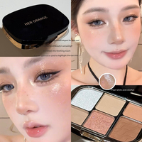 Palette de maquillage minérale multi-usages, nouvelle arrivée, marque privée, teintes nacrées mates, 6 couleurs, waterproof, Dark, High Light, Fair
