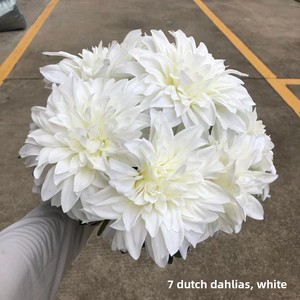 Fleur artificielle blanche en gros pour mariage, photographie extérieure et décoration intérieure - Product Image 5