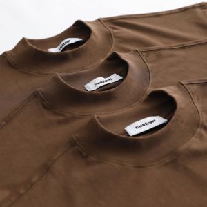 Diamantes de imitación de peso pesado de gran tamaño para hombres de alta calidad Heavy Boxy Bulk 100% algodón con etiqueta personalizada camisetas serigrafiadas personalizadas - Product Image 1