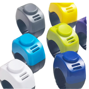 Großhandel modische winzige wasserdichte Hund Smart Ring <span class=keywords><strong>Clicker</strong></span> benutzer definierte Gewicht EVA Kunststoff gedruckt Stahl tragen Finger für Haustier Hund - Product Image 1