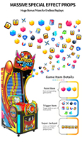 Machine de jeu de rédemption de tickets à monnayeur, équipement d'arcade de compétences, divertissement familial, en acier inoxydable, version anglaise