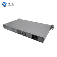 Serveur 1U monté en rack, Celeron J1900, Win10, VGA, 4 ports LAN, routeur de sécurité réseau, ordinateur de bureau industriel, pare-feu Pfsense