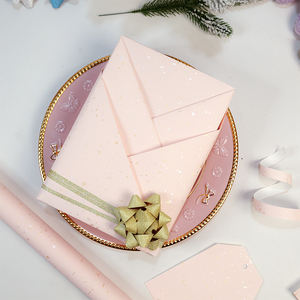 Personalizado 80g lujo estampado en caliente fiesta de cumpleaños del Día de San Valentín 43*300 cm embalaje de regalo de Navidad caja de cosméticos papel de regalo - Product Image 4