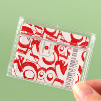 YUZMEI Slim Shatter Containers Étui pour carte mémoire en plastique Mini porte-carte Affichage Boîte d'emballage Étui pour cartes SIM pour Nano