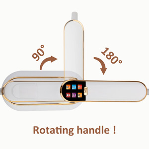 Ferro da Stiro a Vapore Portatile da 1300W con Serbatoio da 110ML, Mini Ferro da Stiro LCD per Viaggi e Uso Domestico, <span class=keywords><strong>Stiratura</strong></span> a Secco e a Vapore - Product Image 4