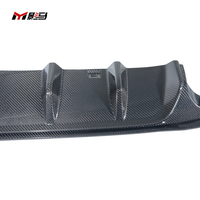Diffuseur de lèvre arrière en fibre de carbone pour Volkswagen Golf 7 Mk7 Gti