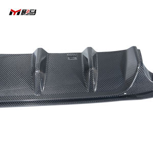 Difusor de labio trasero de fibra de carbono para Volkswagen Golf 7 Mk7 <span class=keywords><strong>Gti</strong></span> difusor de labio trasero de carbono - Product Image 5