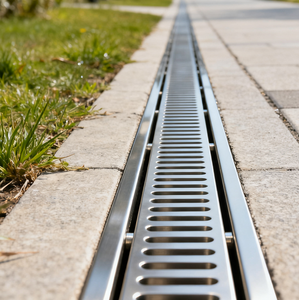 قنوات تصريف مخصصة حديثة من الفولاذ المقاوم للصدأ للممرات الخارجية وأنظمة تصريف الحدائق - Product Image 4