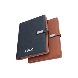 Custom Electronic Portable Power Bank Wireless Charging Notebook <b>Gift</b> Set <b>for</b> Business - Product Image 1