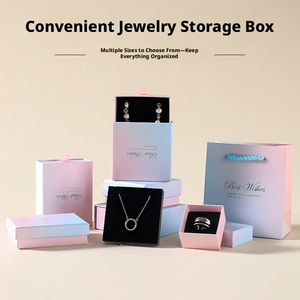 Scatola Portagioie Personalizzata, Confezione per Gioielli, Scatola per Anelli, Ciondoli, Collane, Bracciali, Imballaggio Personalizzato per Gioielli - Product Image 5