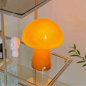 Lampe de table en forme de champignon E27 LED 220V avec interrupteur, protection des yeux, pour éclairage de bureau ou de chambre - Product Image 4