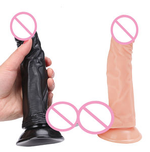 卸売りソフトPVC女性オナニーペニスディルド大人用おもちゃ吸引カップ付きリアル8.27インチディルド大人用おもちゃ箱 - Product Image 6