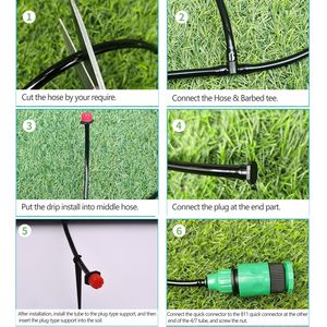 <span class=keywords><strong>Kit</strong></span> d'Arrosage Intelligent par <span class=keywords><strong>Goutte</strong></span> à <span class=keywords><strong>Goutte</strong></span> et Micro-Aspersion pour Jardin 10M 20M 30M <span class=keywords><strong>50M</strong></span> en Plastique pour Culture de Plantes – Vente en Gros - Product Image 5