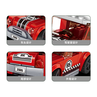 Bloc voiture 2885 Supercar Citycar course voiture de sport MOC modèle de voiture enfants éducatifs assembler bloc de construction jouet en plastique Juguete