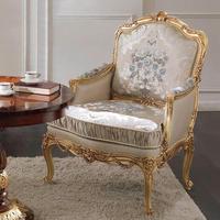 Ensemble de canapés de luxe de style provincial français, style classique campagnard, canapé de salon rembourré en tissu avec pieds en bois sculpté, antique