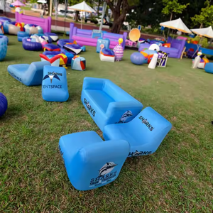 Tentspace sedia gonfiabile all'aperto con LED per eventi sportivi pubblicità di forma rotonda <span class=keywords><strong>gonfiabili</strong></span> tavolo evento sedia e tavolo - Product Image 2