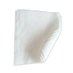 Manufacturers needled non-woven custom home textile bags clothing lining auxiliary cotton filling white polyester needled cotton