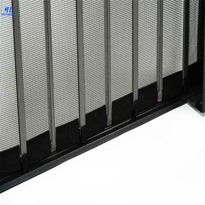 Porte <span class=keywords><strong>moustiquaire</strong></span> de sécurité rétractable à double verrouillage et anti-effraction <span class=keywords><strong>pour</strong></span> terrasses, filet en acier inoxydable, conception anti-moustiques - Product Image 4