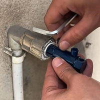Extracteur de fil cassé de valve d'angle de robinet d'extraction de vis de tête de tuyau cassé pour l'outil de retrait de fil de 1/2 pouces 3/4 pouces 1 pouce