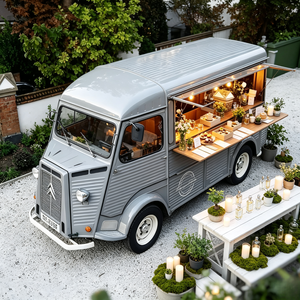 Unité de remorque commerciale personnalisée avec espace de boulangerie <span class=keywords><strong>artisanale</strong></span> pour croissants, station de boissons gazeuses réfrigérées pour parc extérieur - Product Image 1