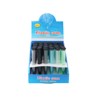 Tubes coniques pré-roulés anti-enfants avec logo personnalisé, tubes coniques de 109 mm, conteneurs pour pré-roulés, tubes à cigares biodégradables en plastique