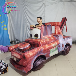 Disfraz Inflable de Camión Marrón de Nuevo Diseño para Eventos de Carreras, Material Oxford Gigante, Incluye Globo y Soplador - Product Image 3