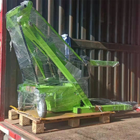 Camion à flèche pliable à poussée manuelle, petite grue à pince olécranon de type fourche en vente