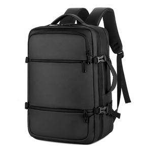 Mochila escolar de viaje de negocios duradera personalizada con logotipo Mochila para ordenador portátil de poliéster para estudiantes de 17 pulgadas barata con puerto USB - Product Image 1