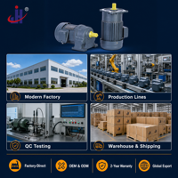 Moteur réducteur à engrenages monophasé et triphasé, petit moteur à engrenages pour convoyeurs miniers et agitateurs chimiques, avec protection contre les surcharges de sortie