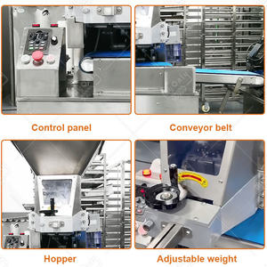 Machine automatique professionnelle de haute qualité pour diviser, arrondir et extruder la pâte, fabriquant des boules de pâte - <span class=keywords><strong>Prix</strong></span> - Product Image 4