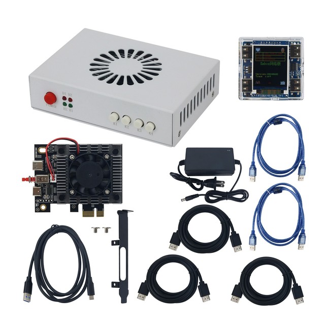 DMA Video Overlay Box Compatible Video Processor + STARK 75T DMA Board + KMBOX NET Version DIY Kit
