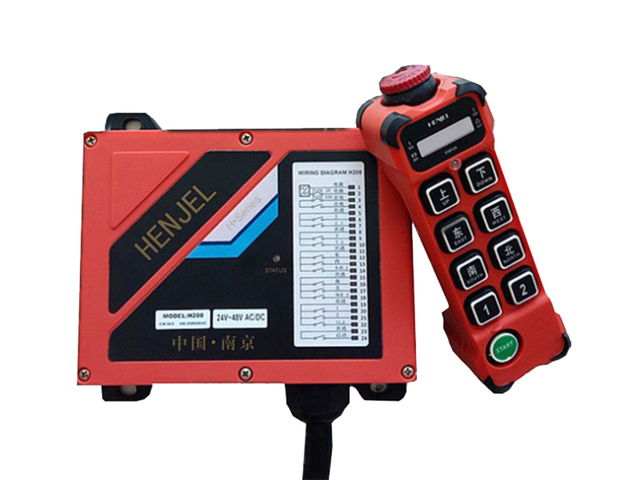 Industrial Wireless Radio Remote Control Waterproof Transmitter and Receiver AC DC 24V 380V