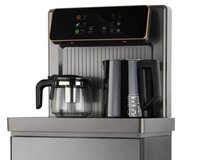 Distributeur d'eau vertical intelligent pour bar à thé, chargement par le bas, chaud/froid, sur pied, avec réservoir en acier inoxydable