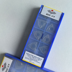 เม็ดมีดคาร์ไบด์ WNMG080408-EM YBG202 Zccct สำหรับงานกลึงภายนอก แท้ 100% เคลือบ PCD สำหรับเครื่องกลึง CNC  รับผลิตตามแบบ OEM - Product Image 4