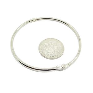 Anneaux de reliure en métal EWANG de 2,5 pouces pour scrapbooking, reliure à feuilles mobiles, argentés, pour porte-clés - Product Image 1