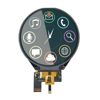 Écran rond personnalisé CTP 3.4 pouces 800x800 IPS TFT LCD Module d'affichage avec écran tactile capacitif