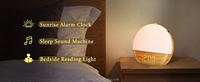Jam Alarm Digital LED Quartz Elektronik Plastik dengan Fungsi Snooze Kalender Desain Persegi Bertenaga USB
