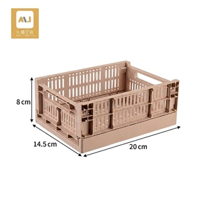 One-stop Service Customized Foldable <strong>Storage</strong> Crate Luxury Cute Office Stackable <strong>Storage</strong> <strong>Basket</strong> For Living Room - Product Image 1