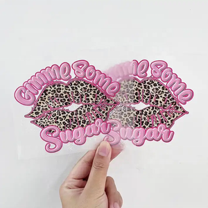 Factory Wholesale Puff Print <strong>Plastisol</strong> <strong>Customized</strong> Dtf Heat <strong>Transfer</strong> Vinyl Designs Iron on Sticker Heat <strong>Transfer</strong> for T-shirts - Product Image 3