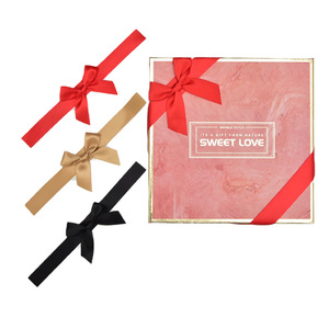 Moños <span class=keywords><strong>de</strong></span> Cinta <span class=keywords><strong>de</strong></span> Raso Autoadhesivos Hechos a Mano para Cajas <span class=keywords><strong>de</strong></span> Regalo <span class=keywords><strong>de</strong></span> Boda y Navidad - Product Image 3