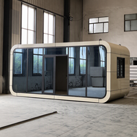 Villa Modulaire Préfabriquée de Luxe à Prix Abordable, Conteneurs de Vie Type Cabine Apple, 30 et 40 Pieds, pour Salon et Chambre