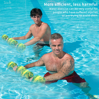 Haltères aquatiques en mousse EVA unisexe les plus vendus pour l'exercice aquatique, haltères remplis d'eau personnalisés pour les grands supermarchés