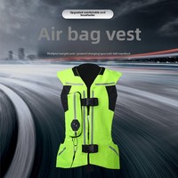 Nouvelle génération 1 Airbag moto combinaison d'équitation gonflable Qiu anneau gilet de protection Anti-chute résistant à l'usure respirant seconde