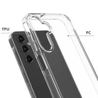 Coque de téléphone Wintop Lasting Clarity, non-jaunissante, souple, fine, transparente, étanche, pare-chocs pour A15