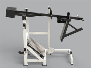 Máquina de Sentadillas <span class=keywords><strong>con</strong></span> Péndulo Comercial Recargada <span class=keywords><strong>con</strong></span> Función de <span class=keywords><strong>Prensa</strong></span> de Piernas y Musculación para Uso en el Hogar y Gimnasio - Product Image 5