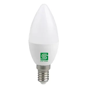 Lâmpada LED de cristal para velas E14 5W 7W 10W 220V, lâmpada economizadora de energia, lustre branco quente e fresco